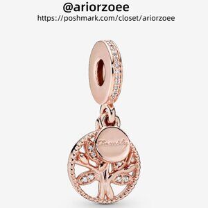 Pandora Sparkling Family Tree Dangle Charm